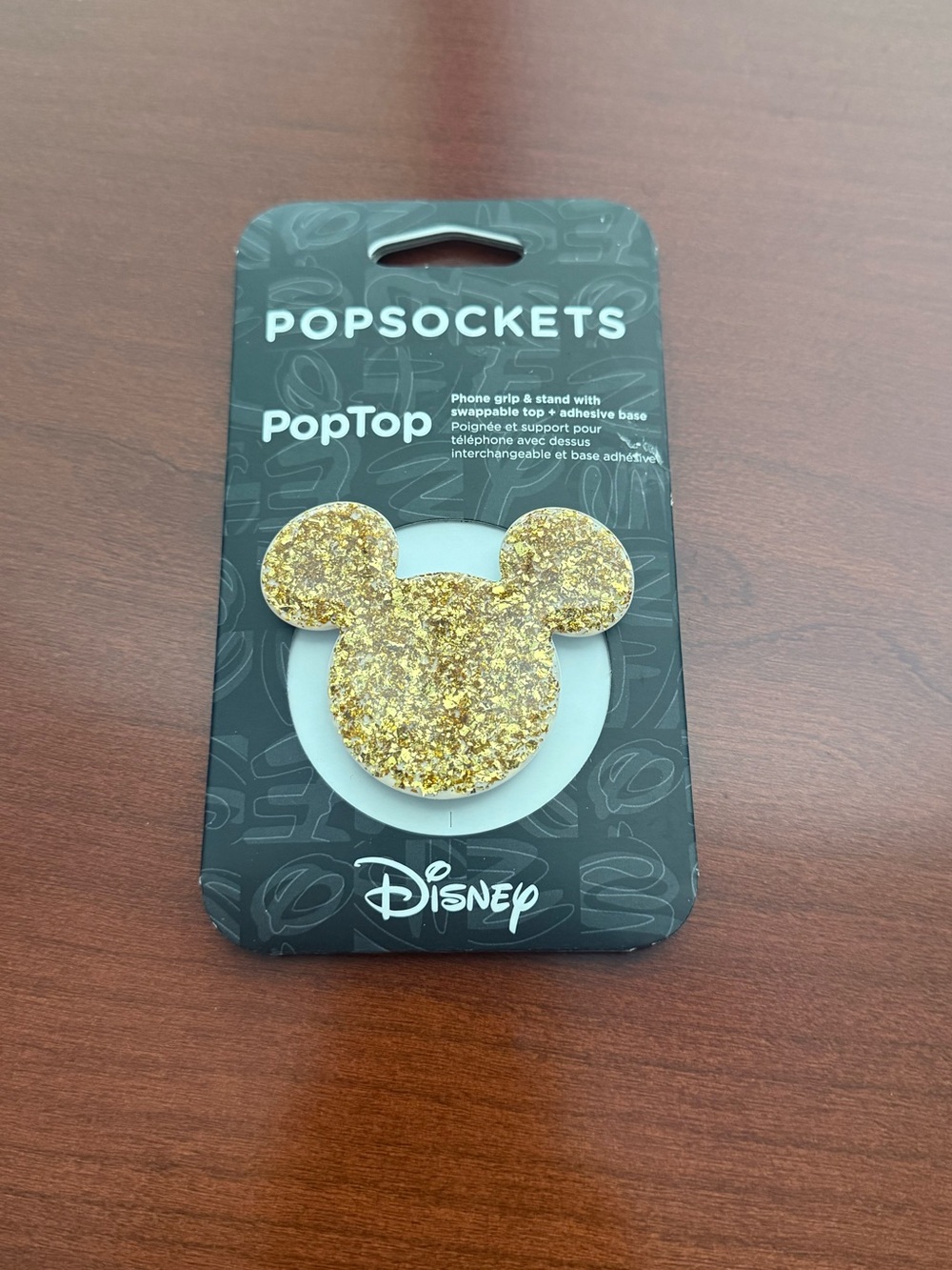 PopSockets + Disney | Earridescent Gold Mickey PopTop | NWT